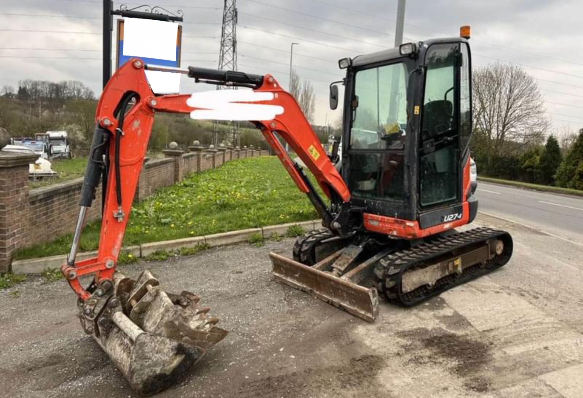 2016 KUBOTA U27-4 MINI DIGGER - Image 5 of 9