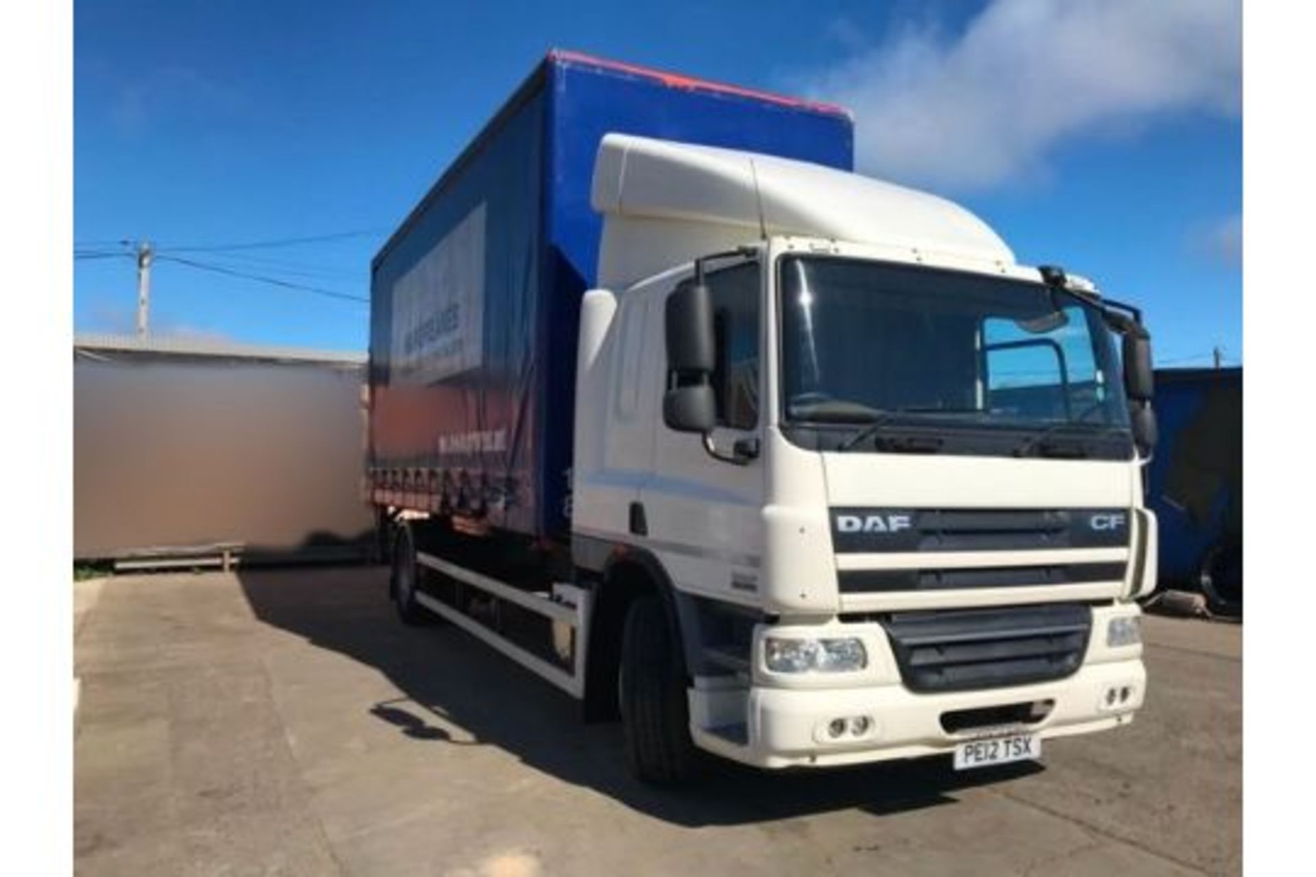 2012 DAF CF65 CHASSIS CAB