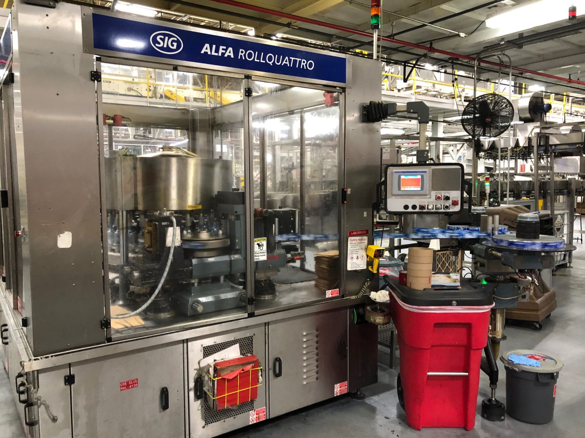 SIG Sidel Alfa Rollquatro High Speed Labeler