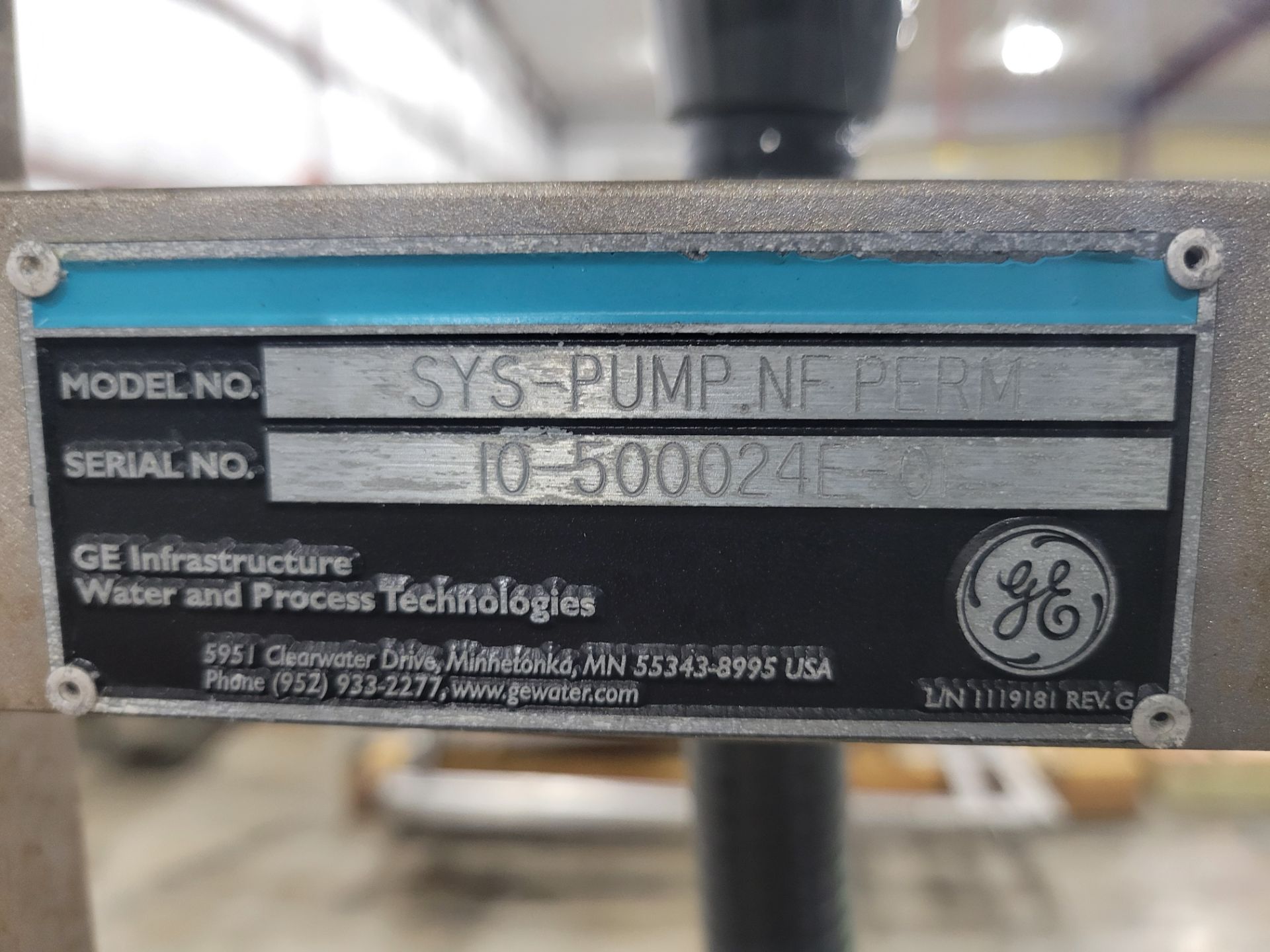 NF Permeate Pump Skid - Image 2 of 6