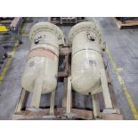 Two Ingersoll Rand Compressed Air Filter Tanks