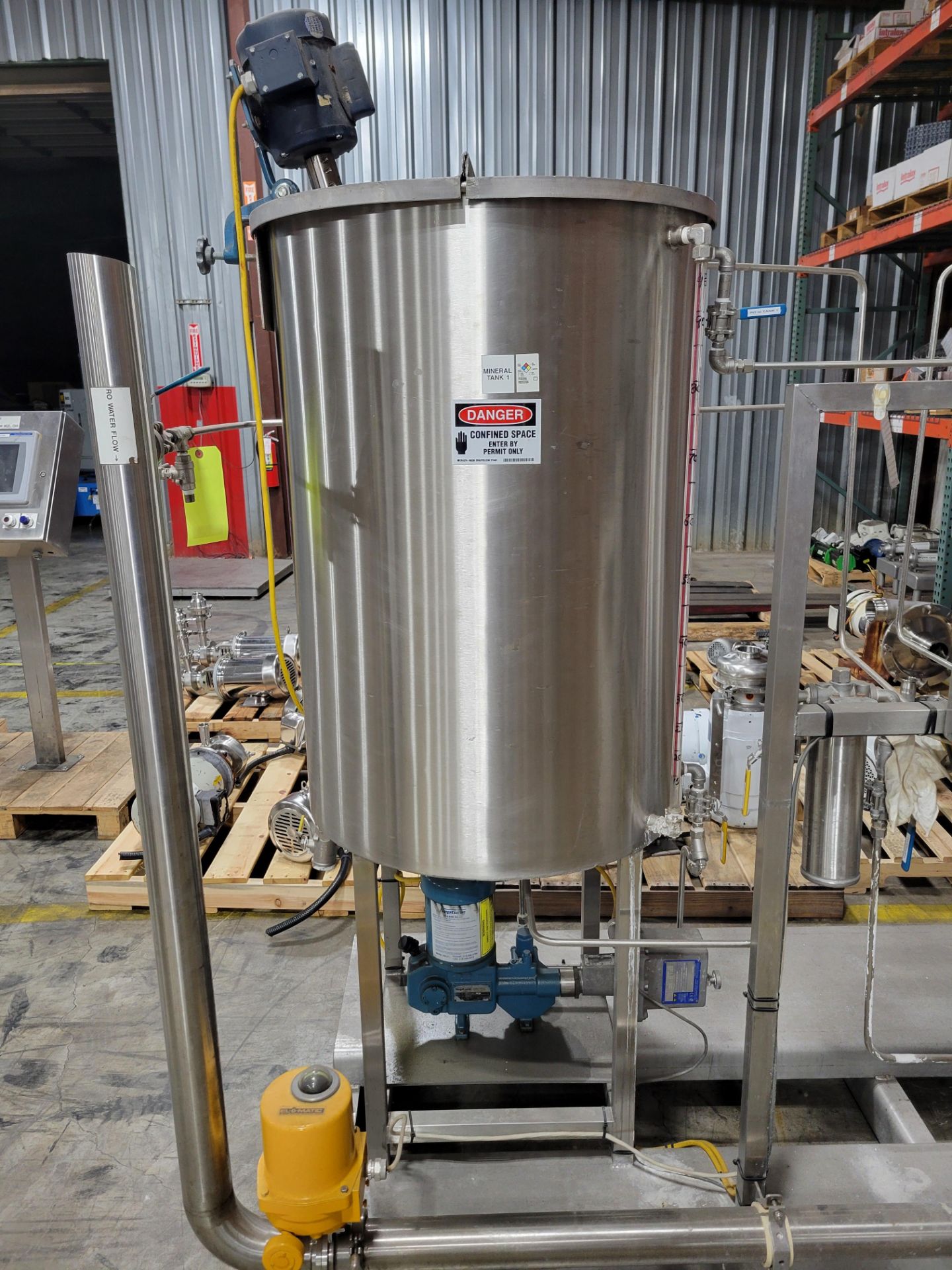 Two Tank Mineral Mixing Skid - Image 3 of 15