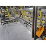 Sentry Empty Bottle Conveyor from Depal to Lowerater Rinser