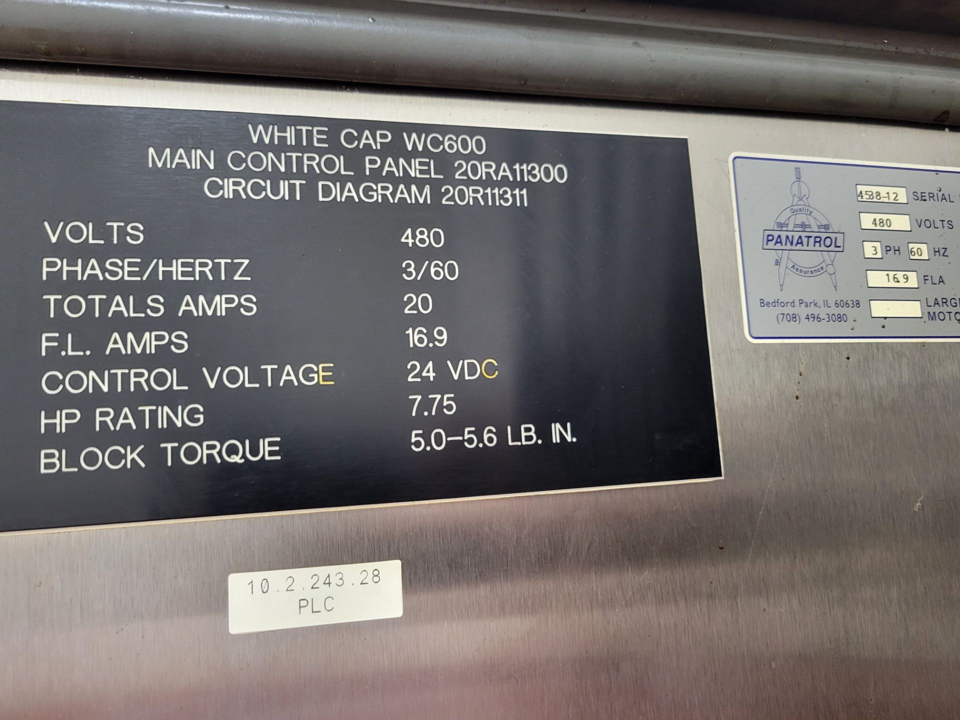 Silgan White Cap WC600 Inline Lug Capper - Image 18 of 18