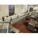 Conveyor from Fillers to Spiral Cooler