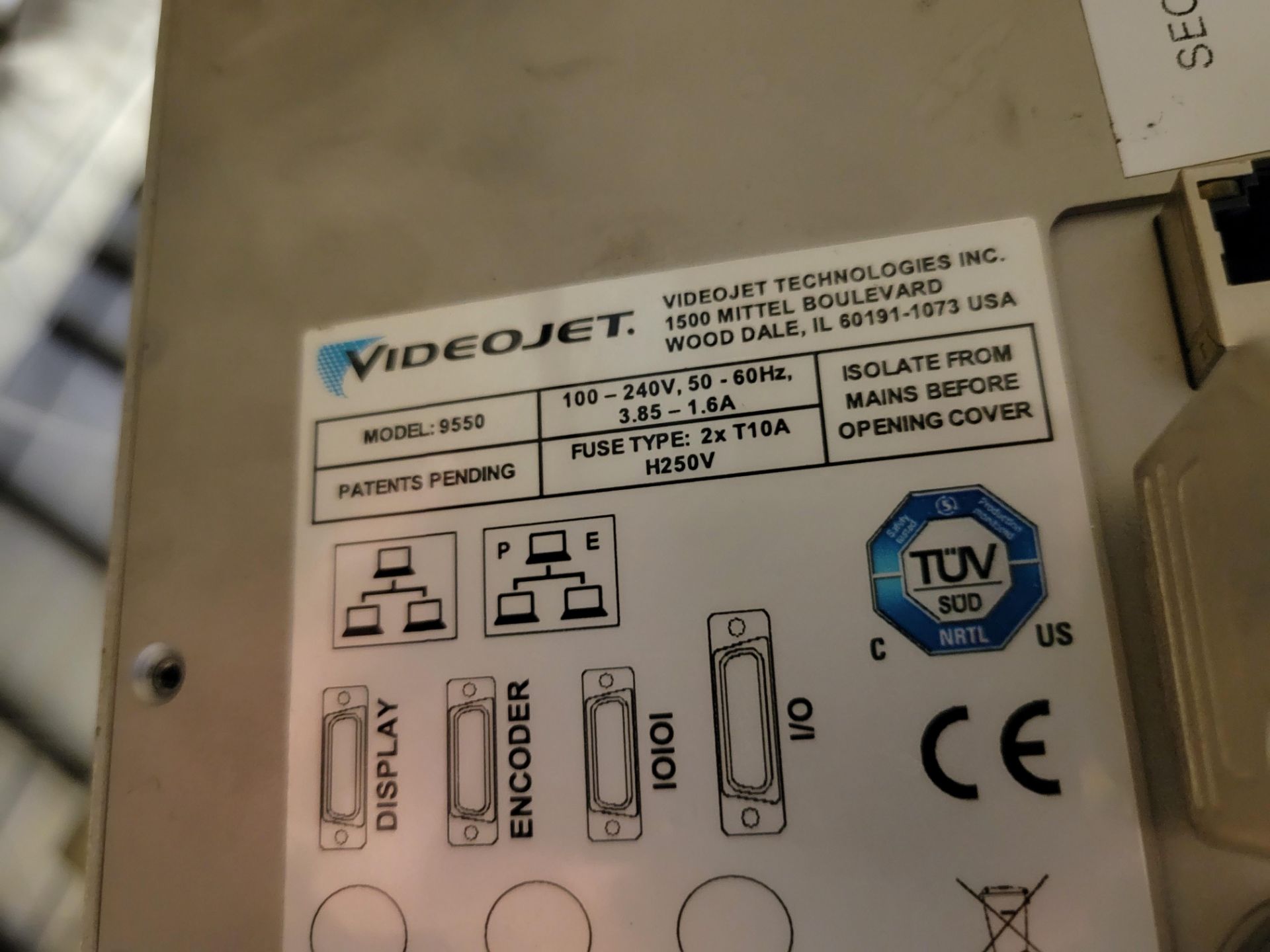 Conveyor with Dual Videojet 9550 Print and Apply Labelers - Bild 6 aus 13