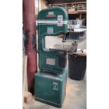 POWERMATIC BAND SAW, MODEL 141, 14" THROAT, 15" X 15" CAST TABLE, 115V, SINGLE PHASE, 1/2" X 96"