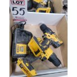 LOT - DEWALT CORDLESS TOOLS, CHARGER, NO BATTERIES