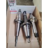 LOT - (3) CAT 50 TAPER TOOL HOLDERS