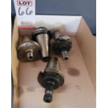 LOT - (4) CAT 50 TAPER TOOL HOLDERS