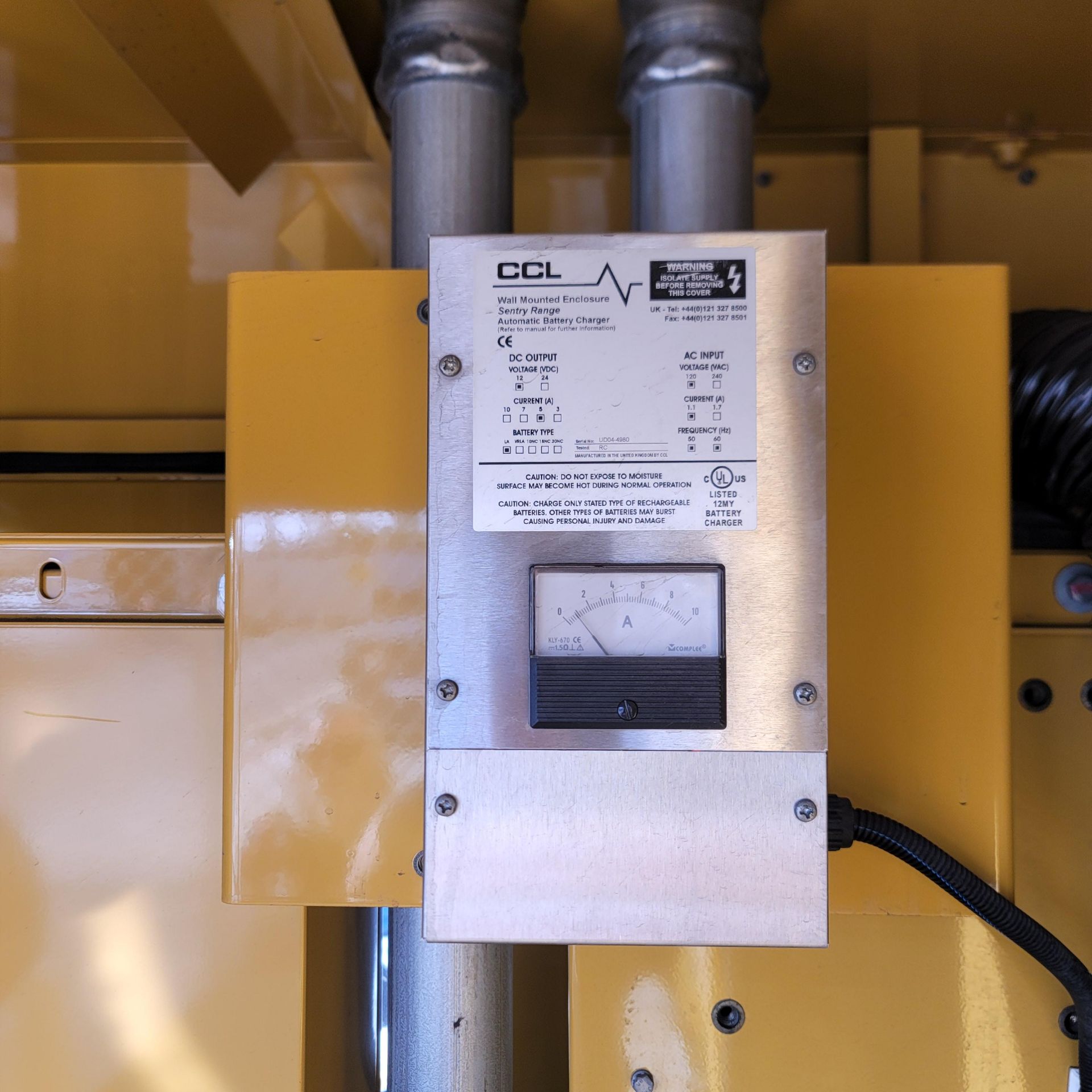 2009 CATERPILLAR STAND-BY GENERATOR, MODEL C6.6, (DELAYED PICKUP UNTIL MONDAY, APRIL 8) - Image 15 of 51