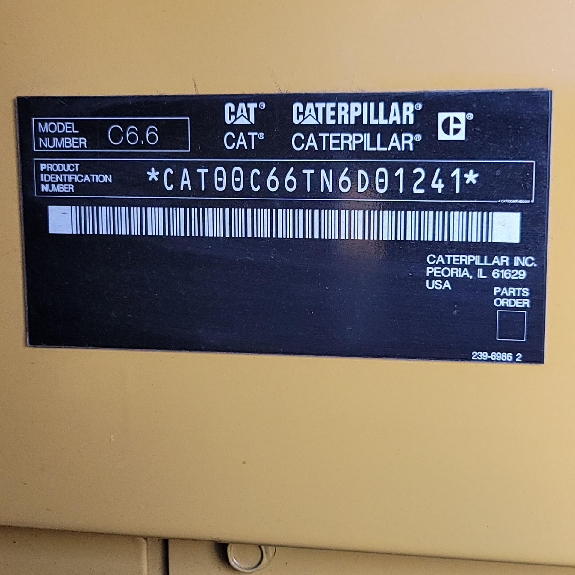 2009 CATERPILLAR STAND-BY GENERATOR, MODEL C6.6, (DELAYED PICKUP UNTIL MONDAY, APRIL 8) - Image 11 of 51