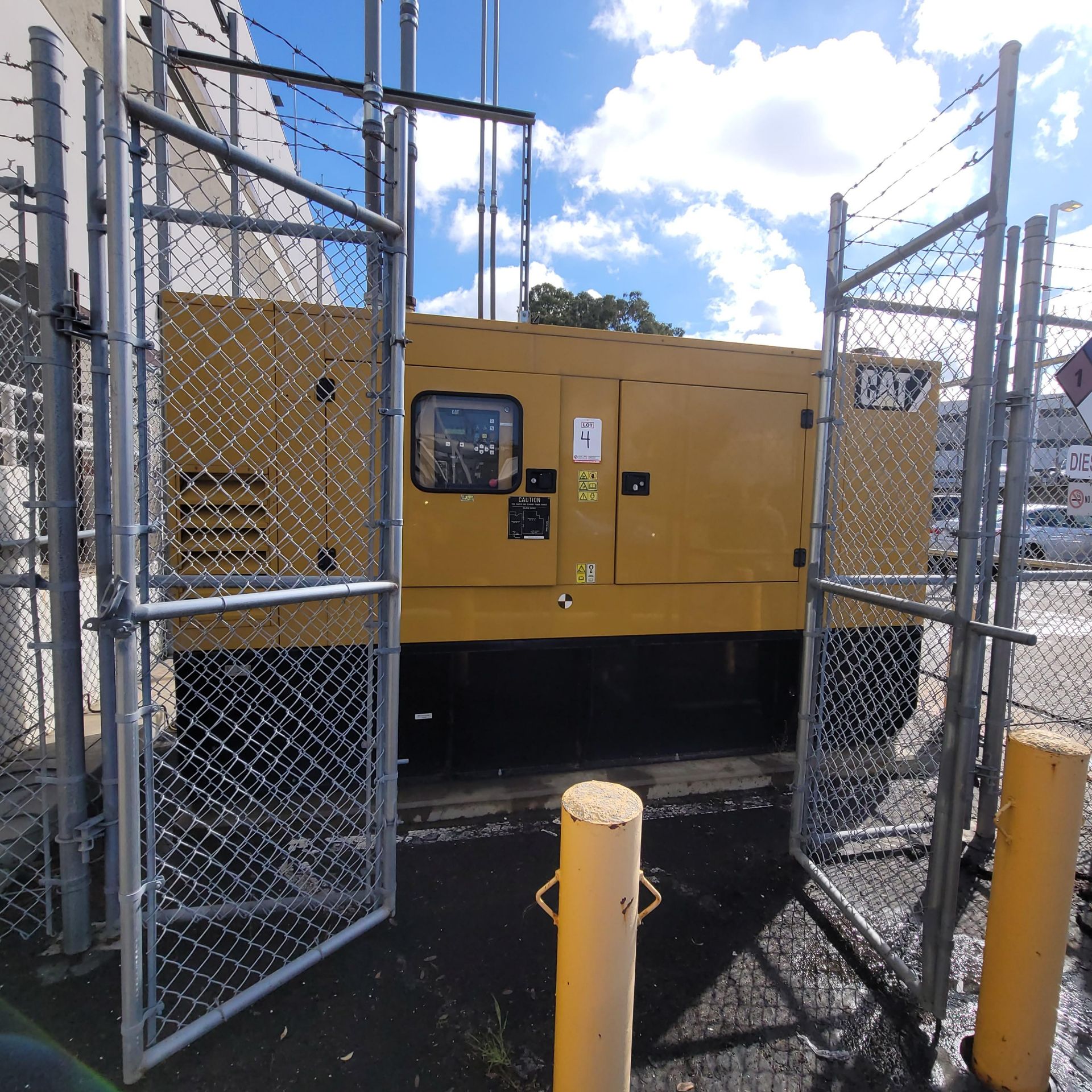 2009 CATERPILLAR STAND-BY GENERATOR, MODEL C6.6, (DELAYED PICKUP UNTIL MONDAY, APRIL 8) - Image 4 of 51