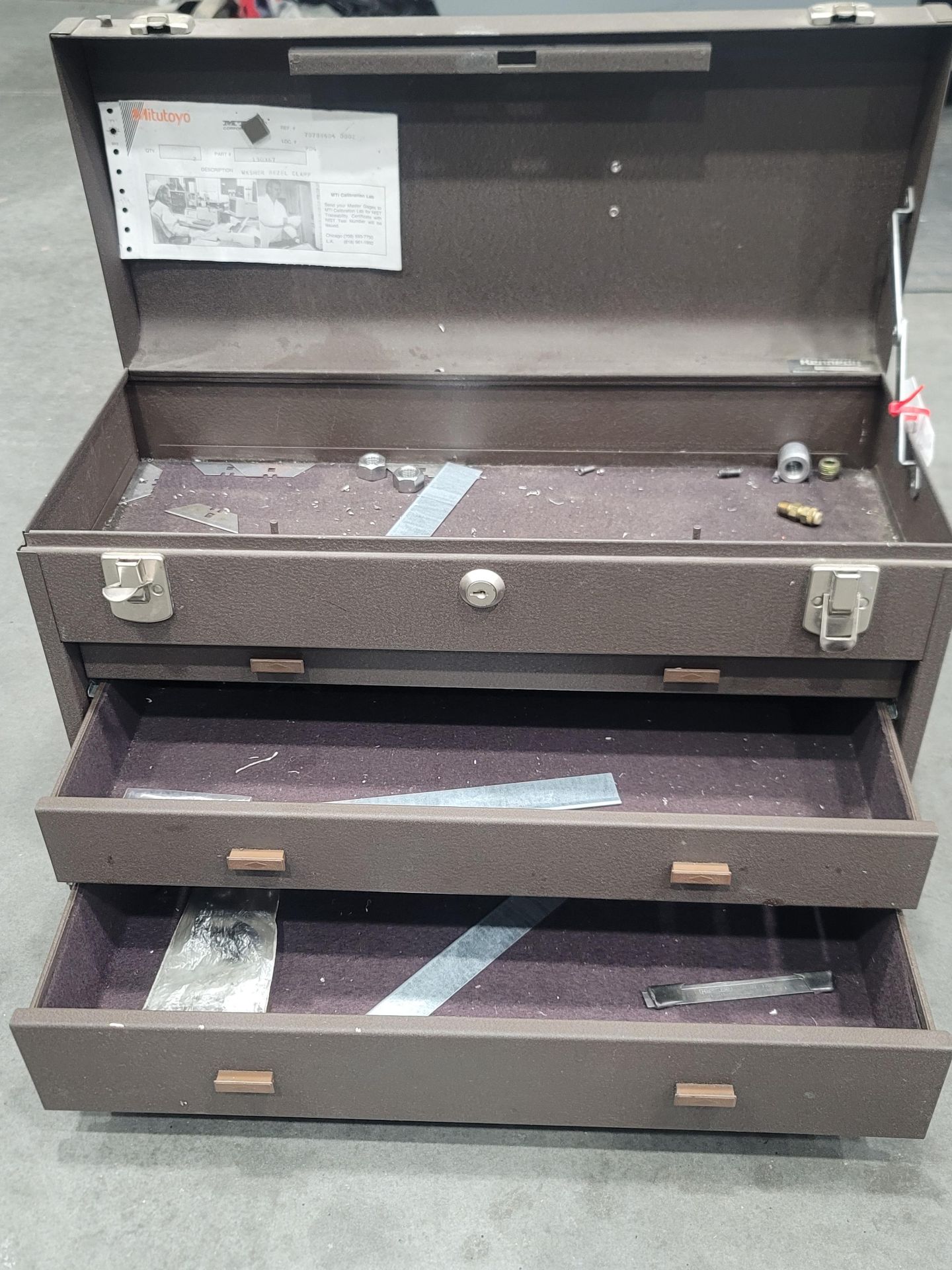 KENNEDY 3-DRAWER TOOL BOX, MODEL 620-517179 - Image 2 of 3