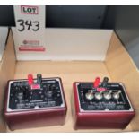LOT - (1) CORNELL-DUBILIER DECADE CAPACITOR, MODEL CDB, (1) CORNELL-DUBILIER ELECTROLYTIC CAPACITOR,