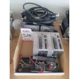 LOT - (2) ALLEN BRADLEY SERVO MOTORS, NO. 193490, (2) ALLEN BRADLEY ULTRA 3000 DIGITAL SERVO DRIVES,