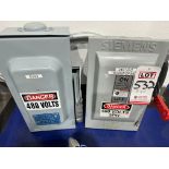 LOT - (2) SAFETY SWITCH, 600VMAX