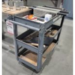 LIGHTWEIGHT SHOP CART, 16" X 30", CONTENTS NOT INCLUDED