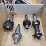 LOT - (4) CAT 40 TOOL HOLDERS