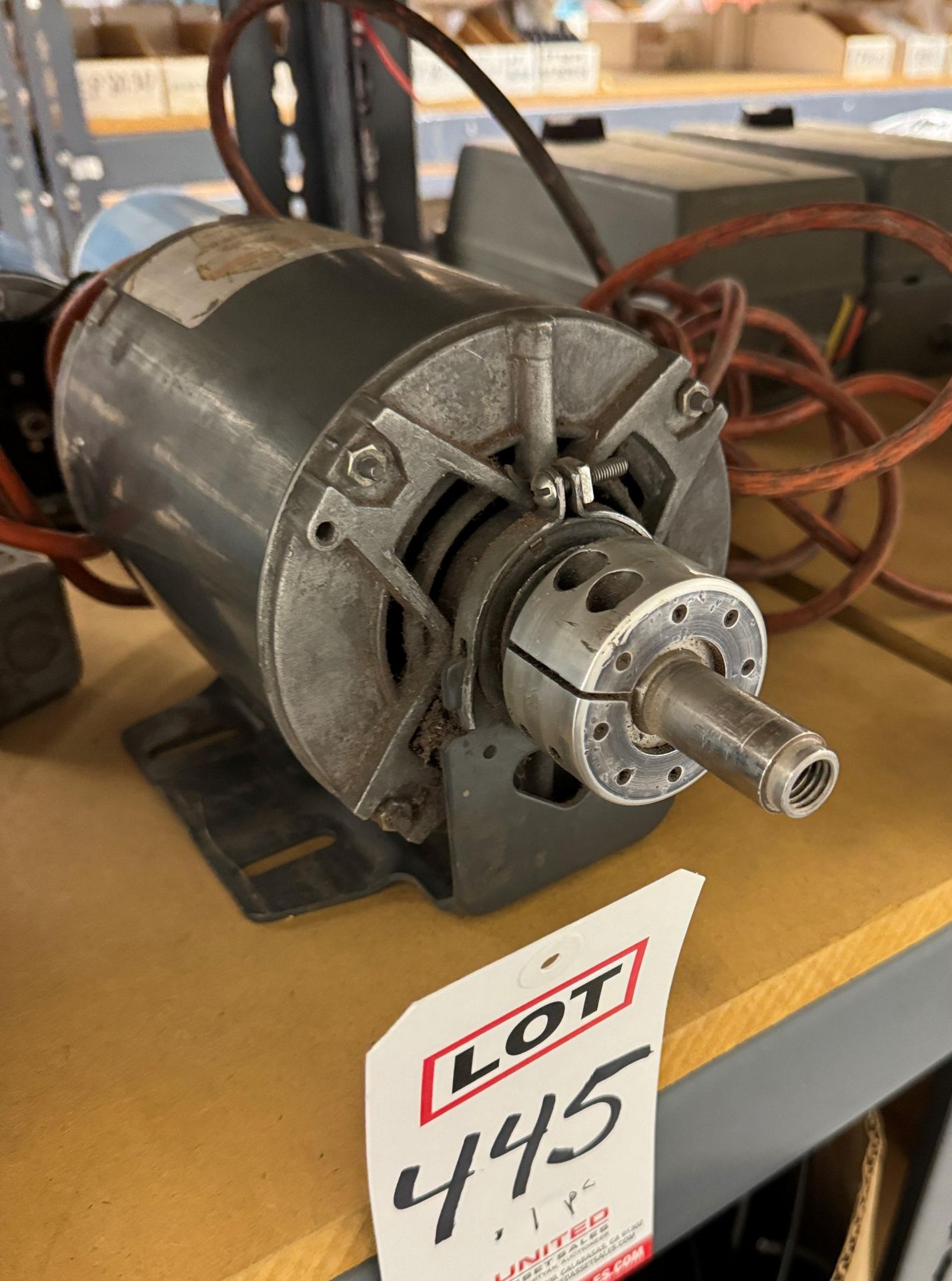 GE MOTOR, 1/2 HP, CAT. NO. 4390, 1725 RPM, CONT. DUTY