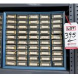 LOT - INDEXED ELECTRONIC RESISTORS IN 50-DRAWER CABINET