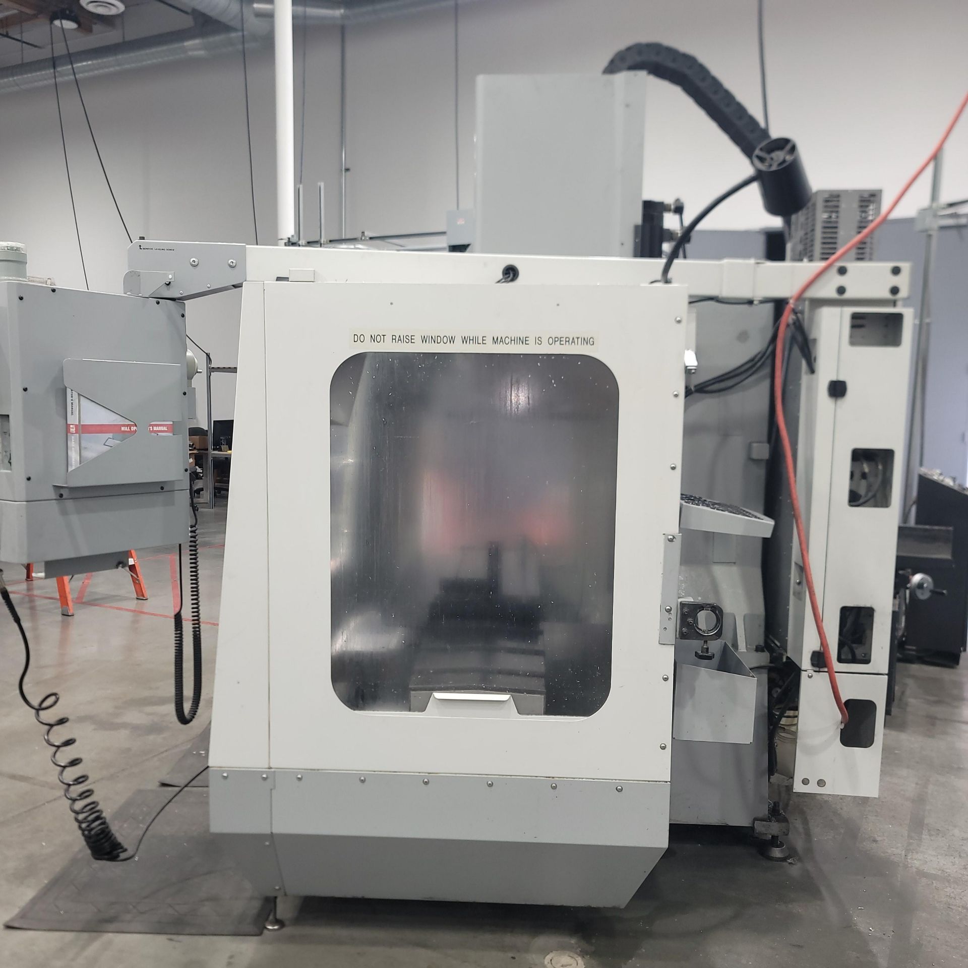 2006 HAAS VF-2D VERTICAL MACHINING CENTER, XYZ TRAVELS: 30" X 16" X 20", TABLE SIZE: 36" X 14", - Image 8 of 13