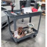 LIGHTWEIGHT SHOP CART, 16" X 30", CONTENTS NOT INCLUDED