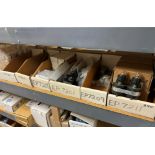 LOT - CONTENTS ONLY OF (1) SHELF, TO INCLUDE: MERCURY CONTACTORS, POWER SUPPLIES, LOAD CELLS,