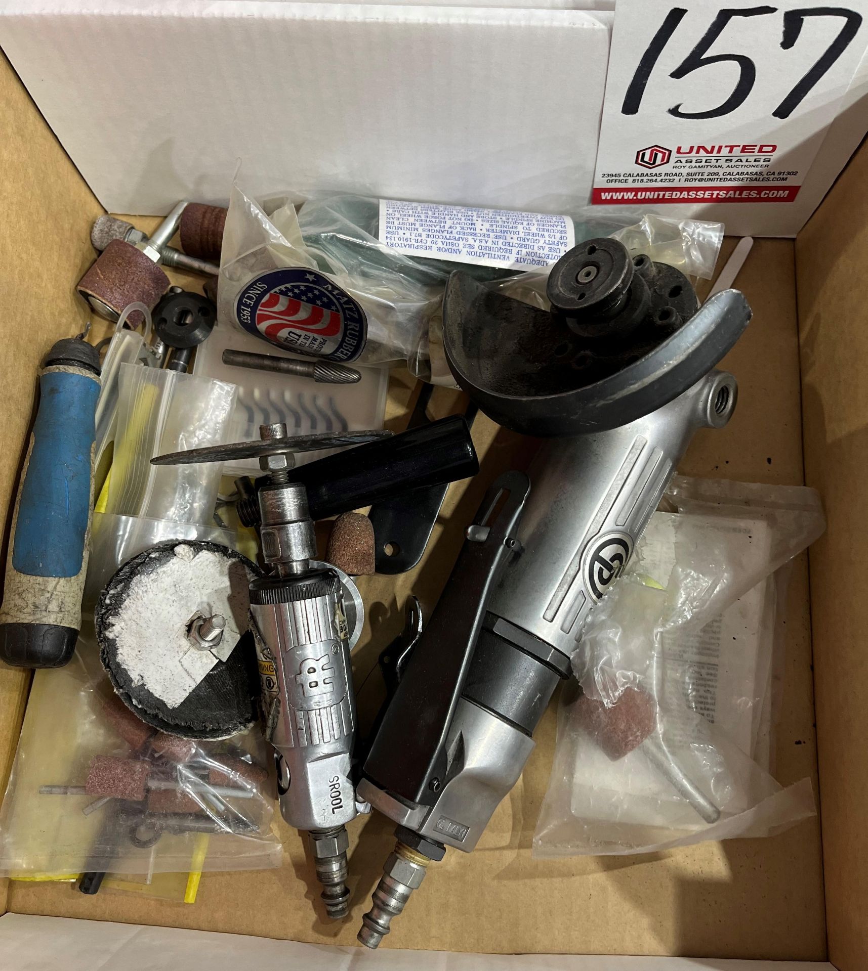 LOT - AIR GRINDER, DIE GRINDER AND MISC. ITEMS