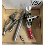LOT - TAPER REAMS AND CHAMFERING TOOL