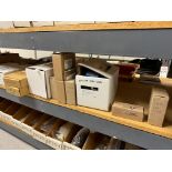 LOT - CONTENTS ONLY OF (1) SHELF, TO INCLUDE: DC VOLTAGE TRANSDUCERS, LOAD CELLS, ELECTRICAL TAPES