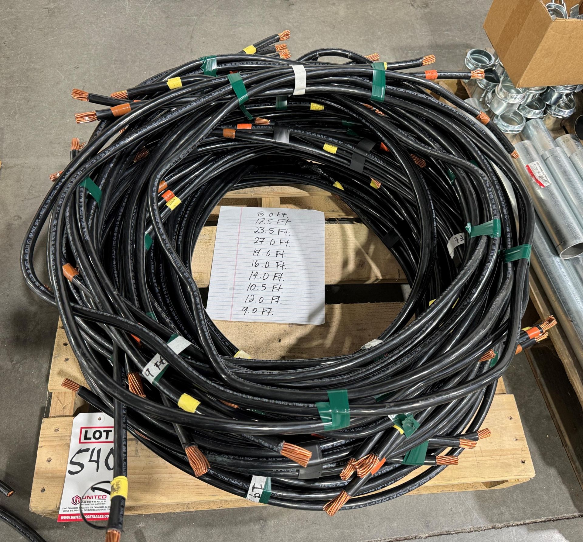 LOT - COPPER CABLE