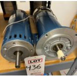 LOT - (2) PACIFIC SCIENTIFIC 1 HP ELECTRIC MOTORS, 3300 RPM