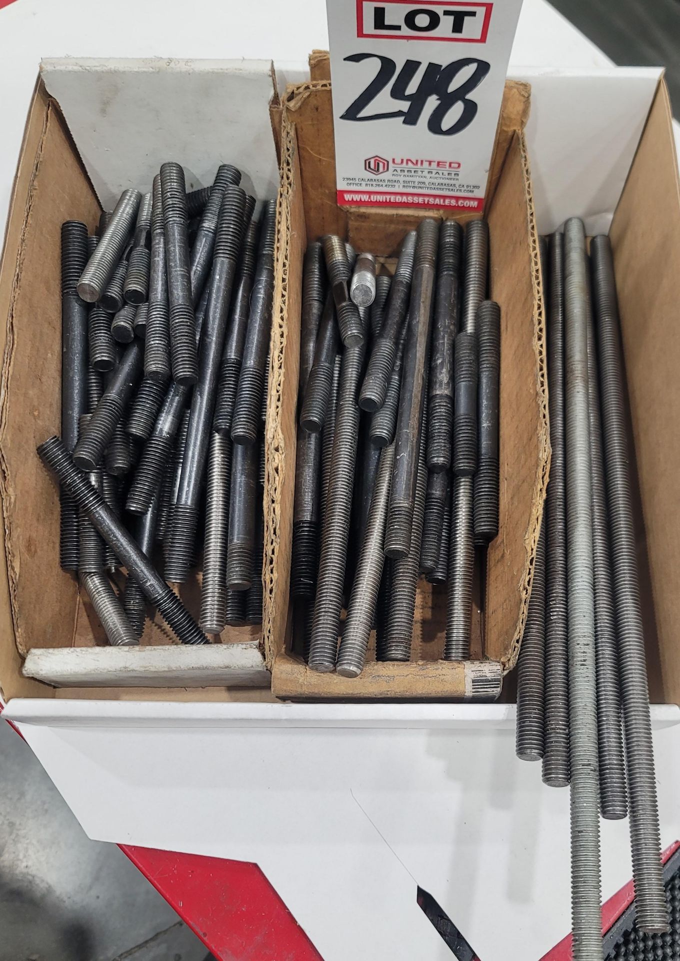 LOT - THREADED ROD, HOLD DOWN RODS