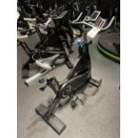 PRECOR SBK 869 SPINNER CHRONO POWER BIKE, W/ CONSOLE, S/N AC97I20190251, (NOTE: SOLD SUBJECT TO BULK