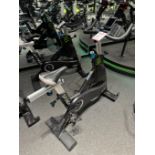 PRECOR SBK 869 SPINNER CHRONO POWER BIKE, W/ CONSOLE, S/N AC97I20190218, (NOTE: SOLD SUBJECT TO BULK
