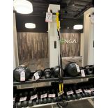 PRECOR QUEENAX QX20001 TRAINING SYSTEM, S/N BPEBL02190018, INCLUDES: (1) TRAINING TOWER (8' 6"