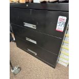 3-DRAWER FILE CABINET, CONTENTS NOT INCLUDED