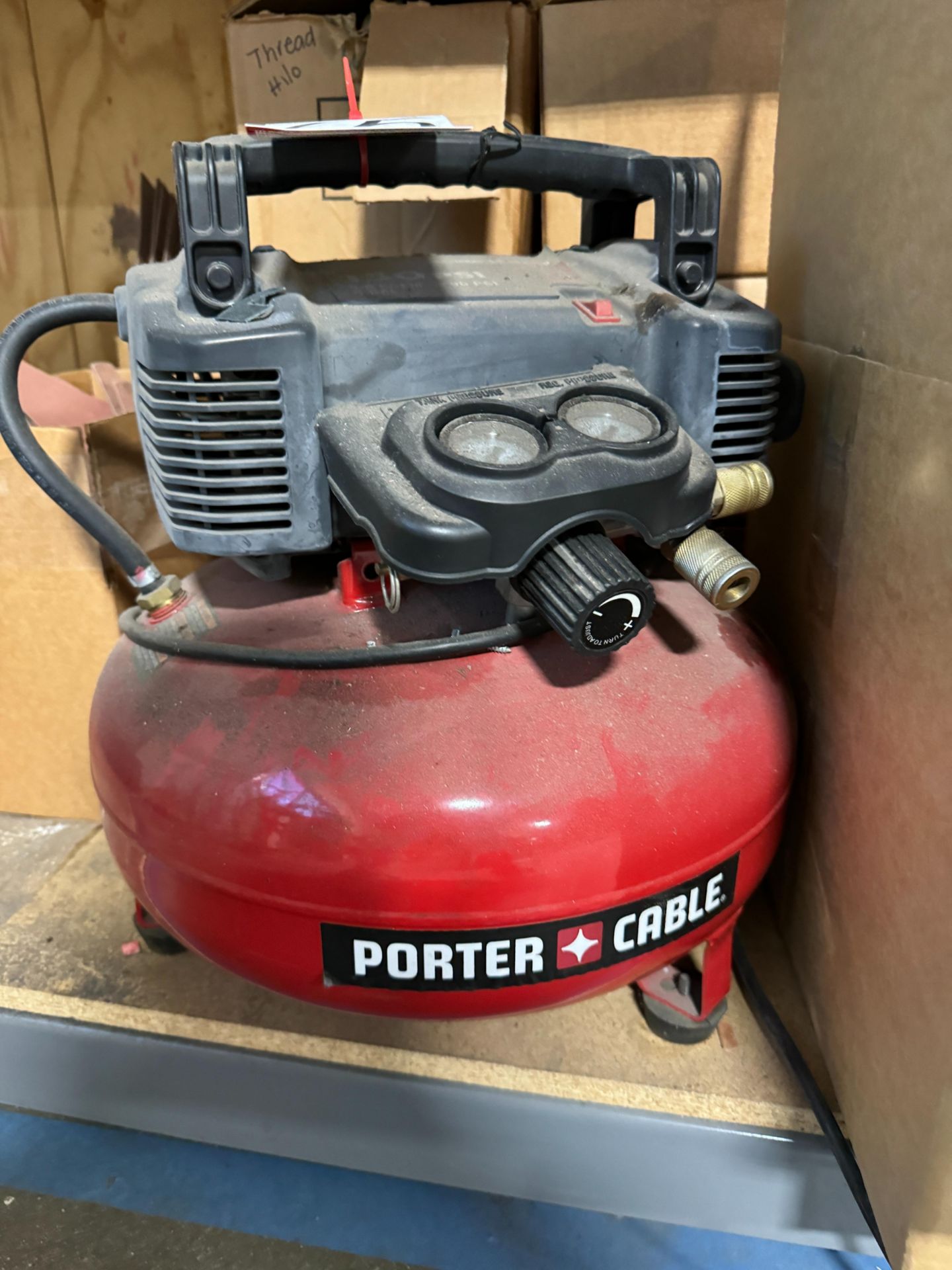 PORTER CABLE PORTABLE AIR COMPRESSOR, 150 PSI, 6-GAL - Image 3 of 3
