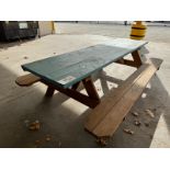 WOOD PICNIC TABLE