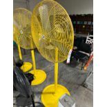 SCHAEFER 30" YELLOW PEDESTAL FAN