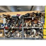 LOT - (2) ULINE METAL SHELVING UNITS, W/ CONTENTS, TO INCLUDE: VARIETY OF EMBOSSED, PRINTED AND