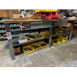 ULINE INDUSTRIAL PACKING TABLE, 96" X 36", CONTENTS NOT INCLUDED