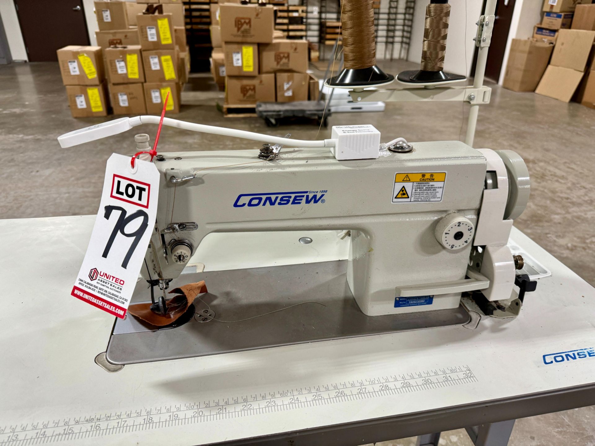 CONSEW INDUSTRIAL SEWING MACHINE, MODEL 7360R-SS - Image 2 of 3