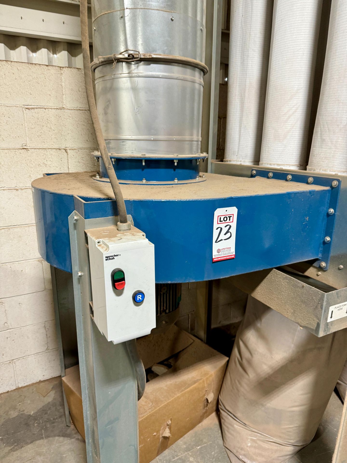 2018 NEDERMAN NFP-S1000 BAG FILTER DUST COLLECTOR, CTR. NO. 18345-00, ITEM NO. 89101009, 10 HP, 3- - Image 2 of 7