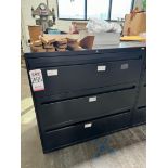 HON 3-DRAWER FILE CABINET, CONTENTS NOT INCLUDED