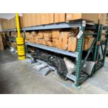 LOT - (6) SECTIONS OF PALLET RACKING W/ WIRE DECKING, CONTENTS NOT INCLUDED, (DELAYED PICKUP UNTIL