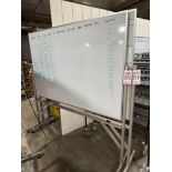 PORTABLE WHITEBOARD, 6' X 4'