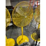 SCHAEFER 30" YELLOW PEDESTAL FAN