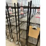 ULINE PORTABLE WIRE CART, ON CASTERS